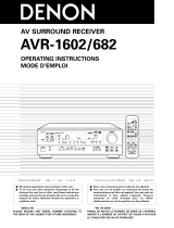 Denon AVR-682 Owner's manual