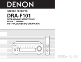 Denon DRA-F101 User manual