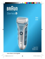 Braun 560, 550, Series 5 User manual
