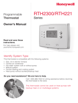 Honeywell RTH2300, RTH221 User manual