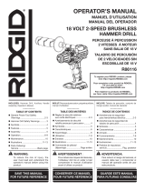 RIDGID R9205 User manual