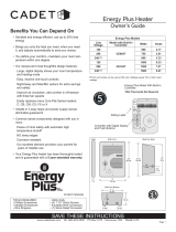 Energy Plus CE163TW Owner's manual