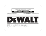 DeWalt DW735 Portable Thickness Planer User manual