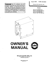 Miller JE09 Owner's manual