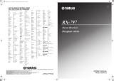 Yamaha RX-797 Owner's manual