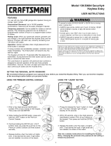 Craftsman 139.53684 Security+ Owner's manual