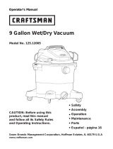 Craftsman 38909 User manual
