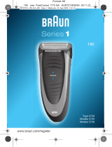 Braun 190, Series 1 User manual