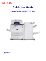 Xerox 7345 User manual