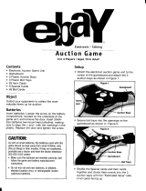 Hasbro Ebay-Electronic Talking Auction Game Operating instructions