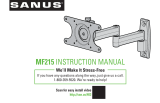 Sanus MF215 Installation guide