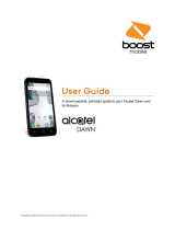 Alcatel Dawn Boost Mobile Owner's manual