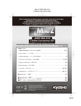Kyosho MINI-Z AWD MA-010 2.4GHz Conversion Set Owner's manual
