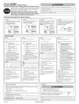 Chamberlain Clicker KLIK2U User manual