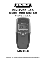 General Tools & Instruments MMD4E User manual