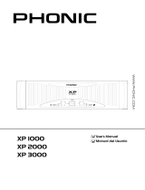 Phonic XP 3000 User manual