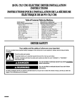 Inglis IP82001 Installation guide