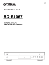 Yamaha BD-S1067 Owner's manual