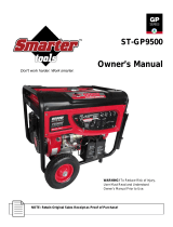 Smarter Tools STGP-9500EB User manual