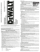 DeWalt DW0822WDT User manual