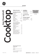 GE JGP990WELWW - Profile 30'' Downdraft Gas Modular Cooktop User manual