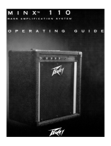 Peavey Minx 110 Bass Combo Amp User manual