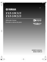 Yamaha YST-SW315 Owner's manual
