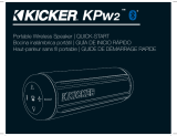 Kicker KICKER KPW2 Portable Wireless Speaker Owner's manual