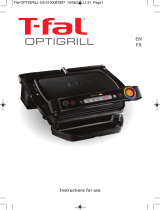 T-Fal OPTIGRILL Black User manual