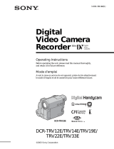 Sony DCR TRV22E Owner's manual
