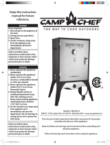 Camp Chef SMV24S Operating instructions