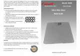 Escali B200 User manual