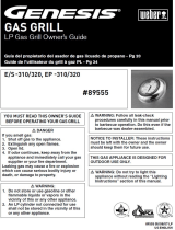 Weber GENESIS ESP-320 LP SS Owner's manual