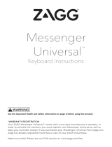 Zagg Messenger Universal 12-inch Owner's manual
