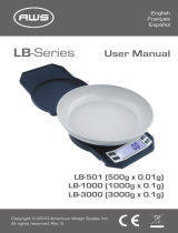 American Weigh Scales LB-SERIES User manual