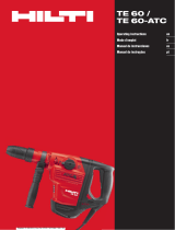 Hilti TE 60 Operating instructions