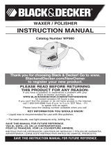 Black & Decker WP900-B3LZ User manual