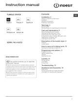 Indesit EDPA 745 A ECO (EU) Owner's manual
