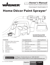 WAGNER Studio Home Décor Sprayer Owner's manual