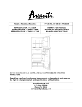 Avanti FF10B3S Owner's manual