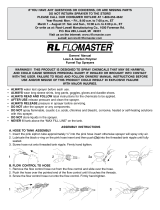 RL Flo-Master 1125D User manual