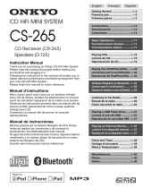 ONKYO CS-265 Owner's manual