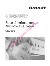 Brandt CE2605 User manual