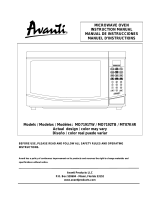 Avanti MO7191TW User manual