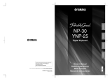 Yamaha NP-30 Owner's manual