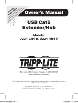 Tripp Lite U224-1R4-R /U224-4R4-R Extender Hub Owner's manual