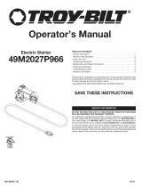 Troy-Bilt JumpStart Corded Starter User manual