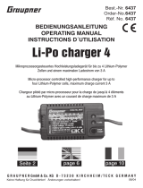 GRAUPNER LI-PO CHARGER 4 Operating instructions