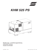ESAB KHM 525 PS User manual