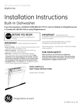 GE GHDT108V60BB Installation guide